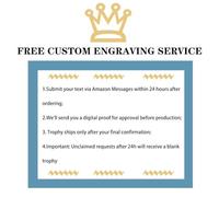 12" Chess Trophy - Gold/Silver/Bronze Plated Award For Tournaments & Corporate Strategy Games, Free Custom Engraved(Silver)