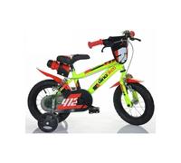 12'' children's bicycle - new yellow graphics Dino Bikes412US-03