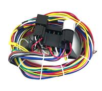 12 Circuit Universal Wiring Harness Car Safety Wires Complete Kit Hot Rod Street Rod XL Bumper to Bumper Wire Kit