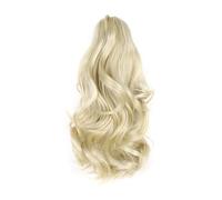 12" Claw Clip Ponytail Hair Extension,Drawstring Fake Hairpiece Curly Synthetic Wavy Pony Tails Hair Extension for Daily Use(88)