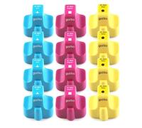 12 C/M/Y Ink Cartridges to replace HP 363C, 363M, 363Y non-OEM / Compatible