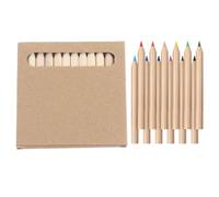 12-Color Children's Painted Pencils, Colored Pencils, Kids Stationery, 12 Colors, Smooth Bold Coloring Experience, Multi-Purpose Craft Projects, for Students