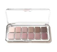 12-Color Eyeshadow Palette, Blue-Purple Long-Lasting Matte Waterproof & Sweatproof, Perfect for Day & Night Party Looks, Create Mesmerizing Eye Makeup. (Brown Matte Smoky, 12 colors)