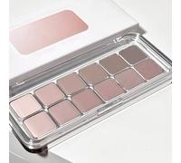 12-Color Matte Grey-Pink Eyeshadow Palette - Waterproof & Long-Lasting Highly Pigmented with Blendable Texture, Ideal for Smokey or Natural Eye Looks, Great for Women’s Makeup Routine