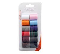 12 Color Sewing Thread Kit, Polyester Threads Small Kit Hand Sewing Colorful Household Embroidery Thread for Hand Machine Sewing