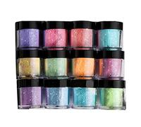 12-Color Suspended Diamonds Powder Resin Pearl Luster Soap Making Suitable for Adhesive Pigment Dye Soap Making Glitter Sequins for