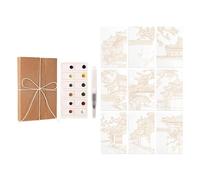 12 Color Watercolor Sketchbooks with Accordion Fold Design for Storage and Artistic Creation by Students and Enthusiasts Folding Art