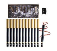 12 Colors Eye Pencil Natural Matte Long Lasting 12 Assorted Colors