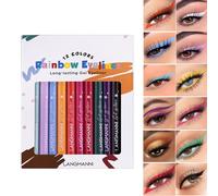 12 Colors Matte Pen Waterproof Colorful Eye Liner Long Lasting And Smudge Proof Eyes Makeup Tool For Women Girl Matte Gel