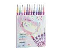 12 Colors Nail Art Pens Set, 2025 New Nail Art Markers for Gel Nails, DIY Nail Art Marker Drawing Painting Liner Pen, Nail Art Tools for Graffiti Dotting Drawing Painting Point Liner DIY