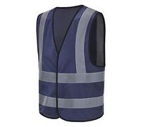 12 Colors Optional Reflective Vest navy High Visibility hi viz vis Executive Waistcoat