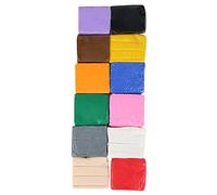 12 Colors Polymer Clay Set Soft High Toughness Modeling Clay DIY Craft Kit for Kids Art Projects Creative Learning Toys 12 Vibrant Colors Non Safe Material
