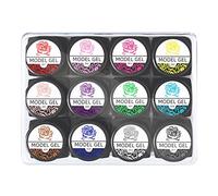 12 Colors/Set Carving Gel Drawing Gel Polish Carving Gel Non-Sticky Solid Carving Gel Polish Drawing