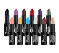 12 Colors Vivid Vampire Matte Lipstick Set Long Lasting Waterproof Velvet Lip Stick for Party, Masquerade, Cosplay, Halloween Makeup