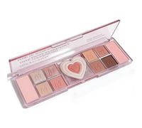 12 Colour Pink Eyeshadow Palette, Matte & Shimmer Nude Pink Eye Shadow Pallets for Women, Highly Pigmented Long Lasting Makeup, Natural Eyeshadow Palette (#1, 81g)