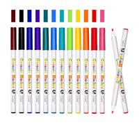 12 Colouring Pens Acrylic Paint Markers Pens Felt Tip Pens for Adults Children Waterproof Non Toxic Fast-Drying Art Pen DIY Painting for Painting Glass Canvas Wood Ceramic