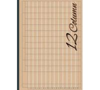 12 Column Ledger Book: Large Print Accounting Ledger Book for Bookkeeping | 12 Column Columnar Pad for Small Business | Analysis Account Book | 11.7 x 8.5 inches, Landscape Layout, 110 Pages