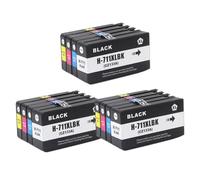 12 Compatible Ink Cartridges Compatible With 711XL 711 Compatible With DesignJet T120 T520 Printers(3 SET)