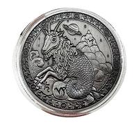 12 Constellation Challenge Coin,Aries/Taurus/Gemini/Cancer/Leo/Virgo/Libra/Scorpio/Sagittarius/Capricorn/Aquarius/Pisces Silver Plated Coin Collection