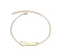 12 Constellation Mother and Daughter Chain Layer Anklet Women's Anklet Jewelry Anklet of The Rings Book Set Original Text (C, One Size)