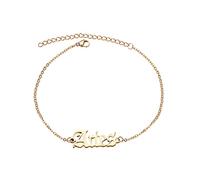 12 Constellation Mother and Daughter Chain Layer Anklet Women's Anklet Jewelry Anklet of The Rings Book Set Original Text (I, One Size)