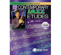 12 Contemporary Jazz Etudes: B-Flat Tenor Saxophone (Book & CD)