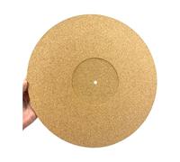 12" Cork Turntable Platter Mat Vibration Dampening Record Pad for Player Accessories Cork Player Pad