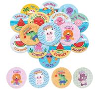 12 Count Fragrance Burst Patches, 33mm with 4 Beads Each - Pop to Release Plant Essential Oil Aroma, Instant Scented Stickers for Bags, Wardrobe, Office, Non-Skin Contact