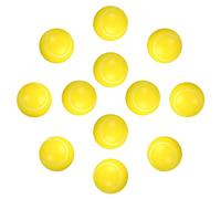 12 Count Soft Sponge Foam Globes Small Tennis Designs High Bounces Great For Kids Indoor/Outdoor Sporting Use Safe Foam