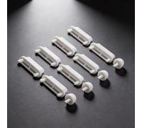 12 Count Toilet Seat Buffers Made from Plastic to Minimize Sound and Keep Seat Stable During Daily Use (One Set of 12)