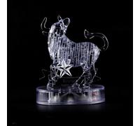 12 Crystal Constellation Puzzle Flash Light 3D Astrolog Building Toy for Kids Educational Learning Construction (E, One Size)