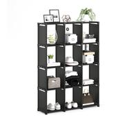 12 Cubes Open Organizer, Black