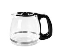 12-Cup Clear Coffee Carafe | Borosilicate Drip Server for Kitchen Brewing, Visible Color Check, Heat-Ready Glass Body, Home Brunch Pouring, Fast