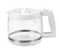 12-Cup Glass Coffee maker Carafe Compatible with Kenmore KKCM12W, White Handle & Lid