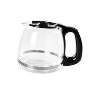 12-Cup Home Coffee Carafe | Clear Borosilicate Drip Server for Kitchen Serving, Brew Color Viewing, Heat-Ready Glass Form, Afternoon Table Use,