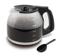 12-Cup Replacement Coffeemaker Carafes Compatible with Mr. Coffee Coffee maker Pot, Replace Part# PLD12 PLD12-RB Series, Black Handle