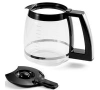 12-Cup Replacement Glass Carafe Compatible with Cuisinart Coffee Maker, 12 Cup Coffee Pot Replacement for Cuisinart, Models DCC-1100BK, DCC-1200PRC, DCC-2650, DGB500BK