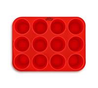 12 Cup Silicone Muffin Trays, Yorkshire Pudding Tray, Silicone Cake Moulds for Baking, Non Stick Muffin Tin, Baking Mould for Muffins, Cupcakes, Silicone Bakeware Tray