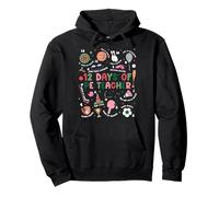 12 Days of PE Teacher Physical Education Gym Coach christmas Pullover Hoodie