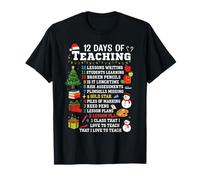 12 Days of Teaching Fun for Teachers and Educators T-Shirt
