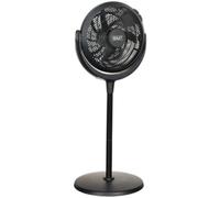 12" Desk & Pedestal Fan - 3 Speed Settings - Adjustable Height - 3-Pin Uk Plug