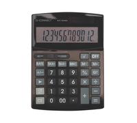 Q-Connect 12 Digit Business Table Top Calculator Large Black - KF19066