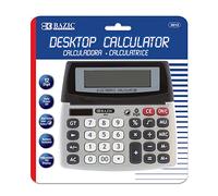 12-Digit Dual Power Desktop Calculator with Adjustable Display