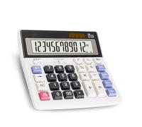 12 Digit Solar Calculator Financial Environmental Science Energy Student Function Calculator Ergonomic Desktop