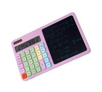 12 Digit Solar Calculator Large Screen Display Power Business Finance Accounting Calculator with Writing Board Portable Solar for Student