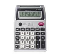 12 Digits Two Side Display Calculator Durability ABS Construction Large Button For Office Professional And Students Double View Desktop Calculator For Teamwork