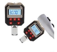 12 Drive Digital Torque Adapter with LED Display, Dual Measurement Units Ft Lb and Nm, Audible Signal Alerts and Peak/Trace Modes for Controlled Torque Application (17-340)