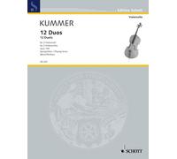 12 Duets op. 105 2 cellos Friedrich August Kummer Schott Music