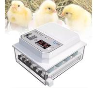 12 Egg Incubator with Humidity Temperature Display, Egg Candler, Automatic Egg Turner, for Hatching Chickens