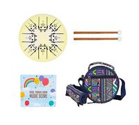 12 Ethereal Drum 8 Note Steel Tongue Drum Handpan Percussion Instrument Musical Education Toy Easy to Play Handpan Percussion Instrument for Beginner Concert Yoga